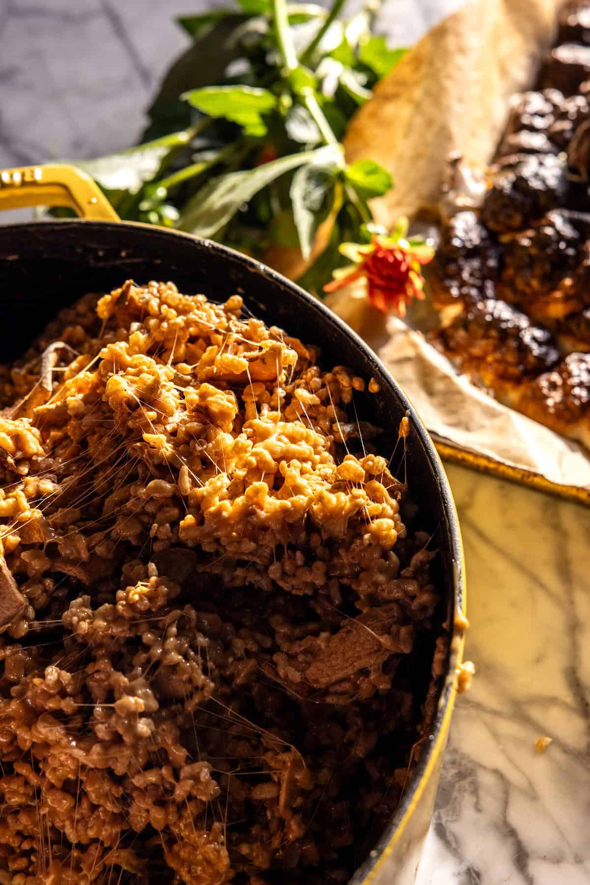 Salted Caramel Apple Rice Krispie Treats halfbakedharvest.com