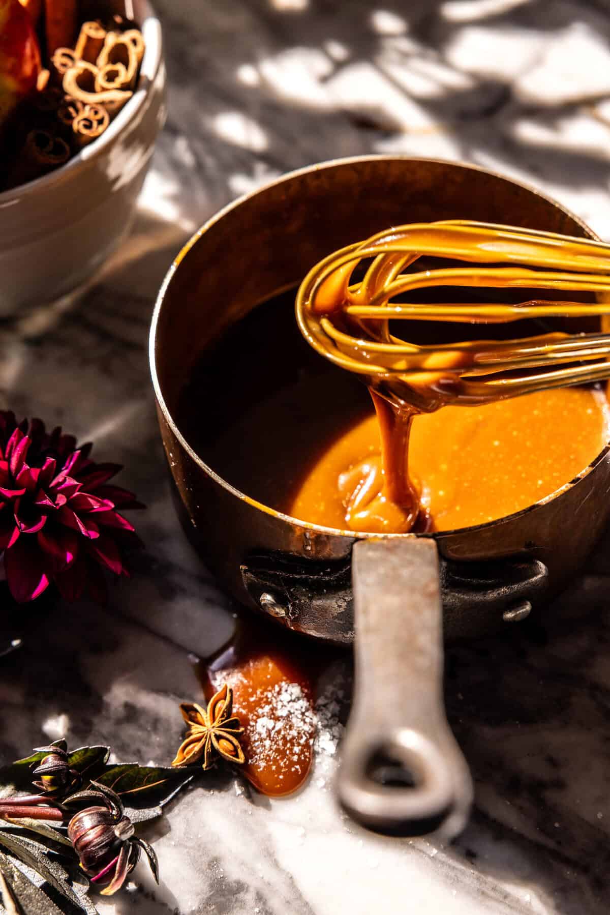 Salted Chocolate Caramel Apple Bark | halfbakedharvest.com