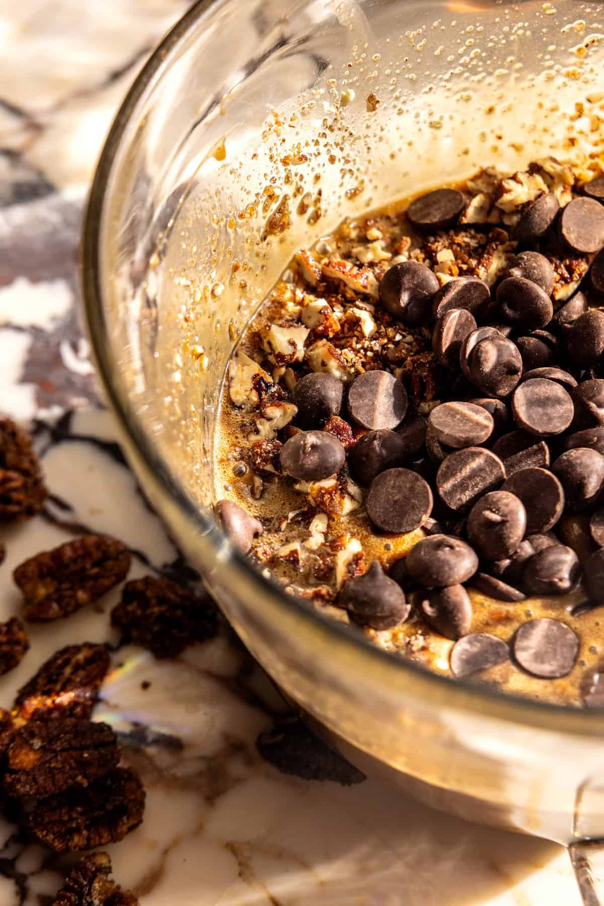 Gooey Salted Brown Sugar Maple Pecan Cookie Pie Bars | halfbakedharvest.com