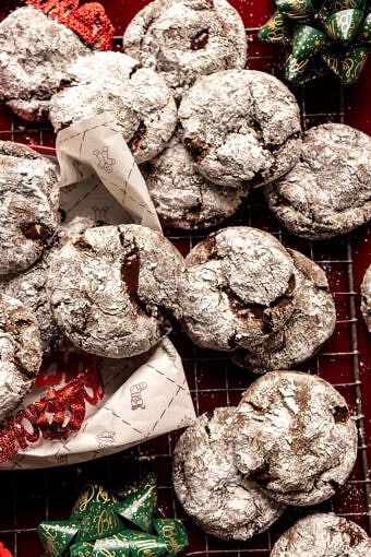Gooey Chocolate Crinkle Cookies | halfbakedharvest.com