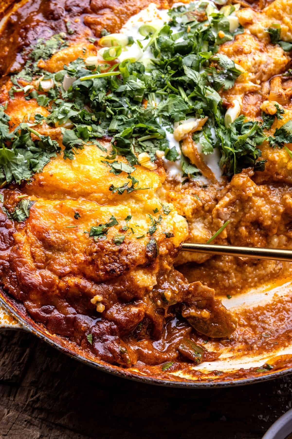 Creamy Chicken Tamale Pie | halfbakedharvest.com