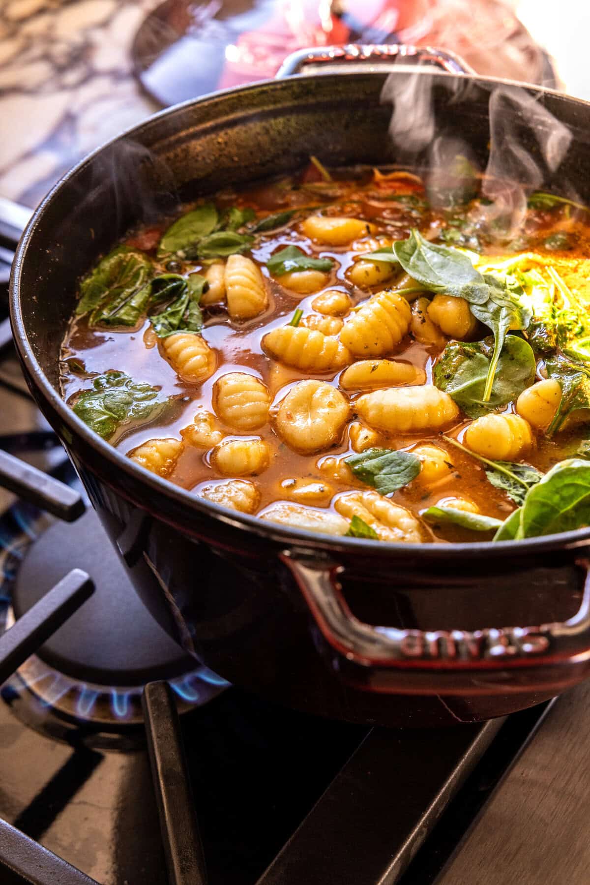 Spicy Italian Chicken Gnocchi Soup | halfbakedharvest.com