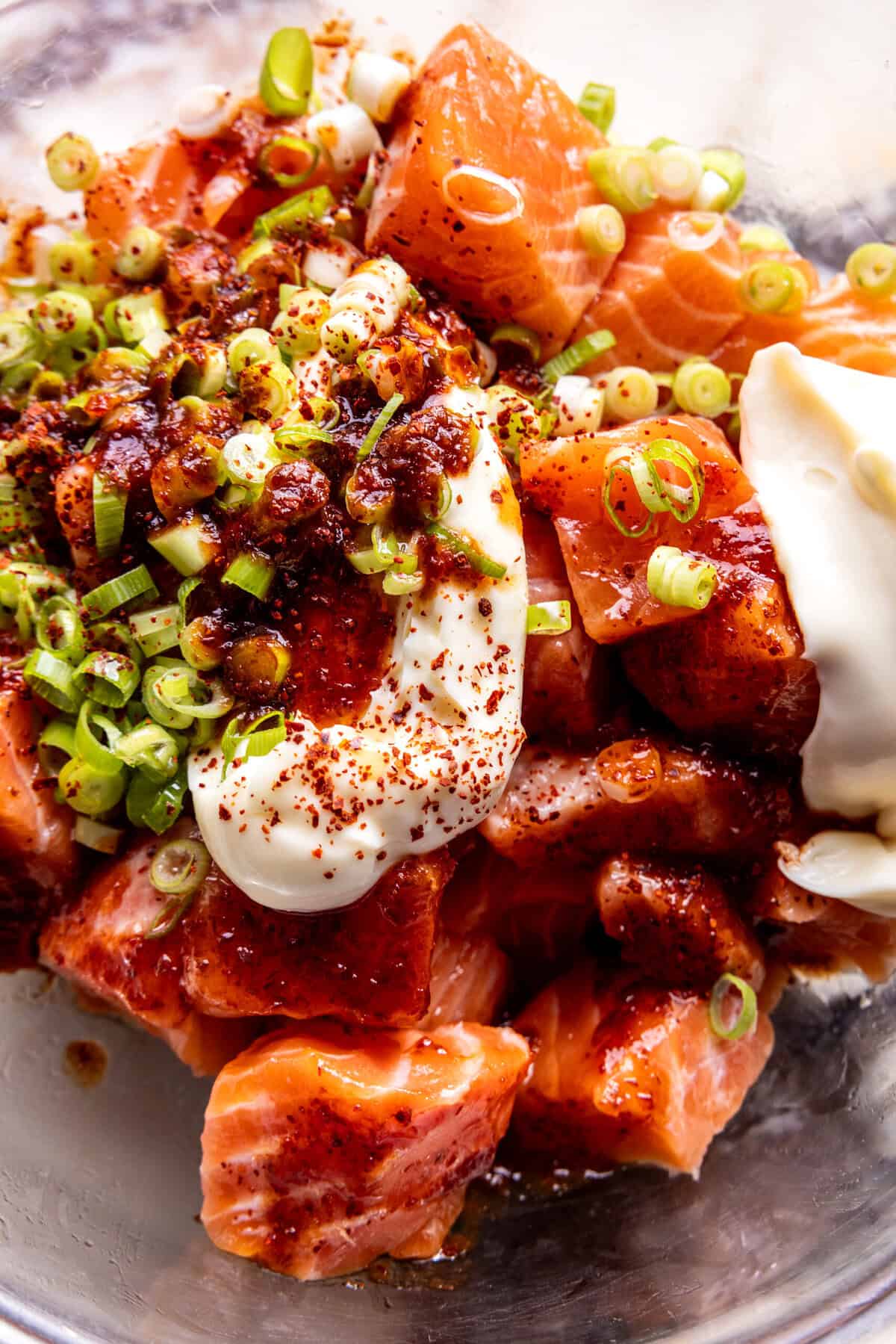 Easy Spicy Salmon Sushi Stacks | halfbakedharvest.com