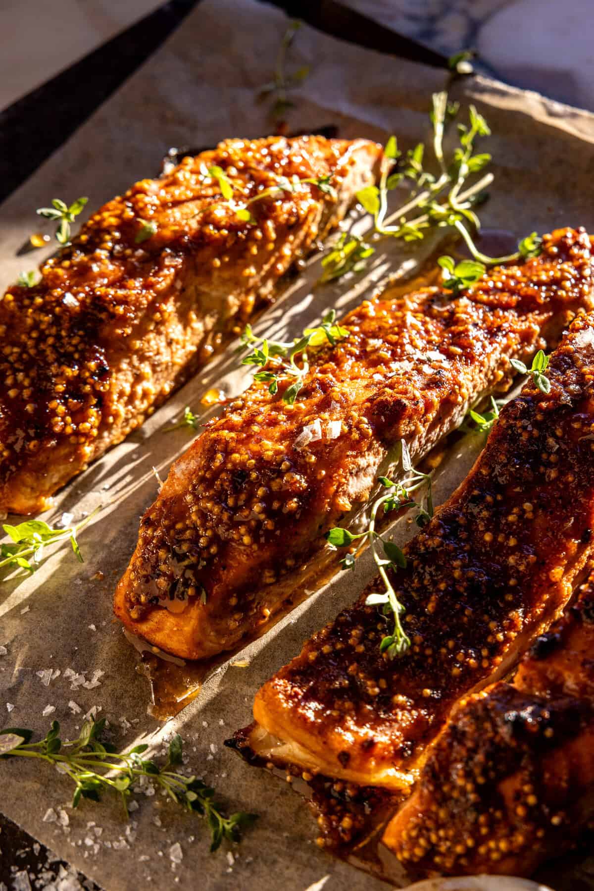 Honey Mustard Salmon | halfbakedharvest.com