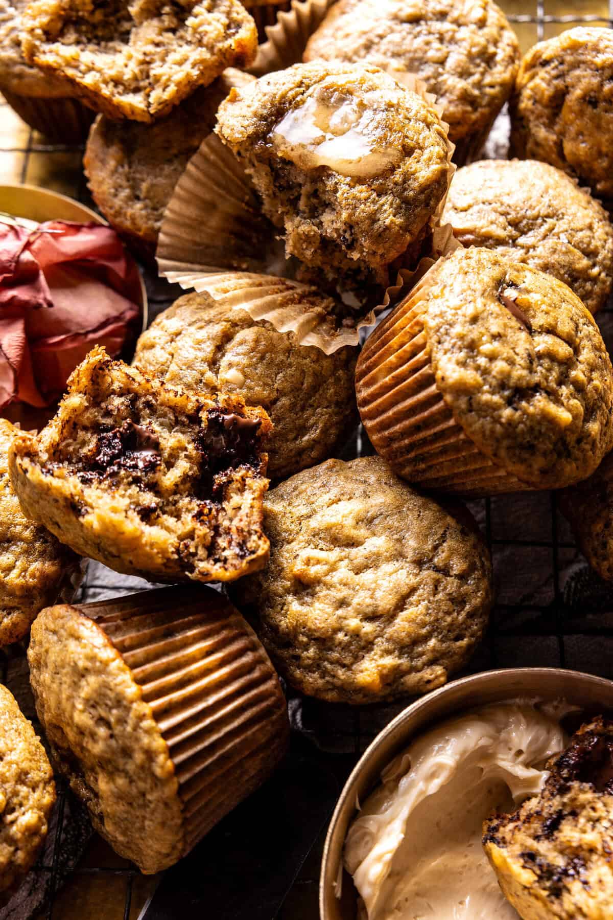 Maple Banana Nut Muffins | halfbakedharvest.com