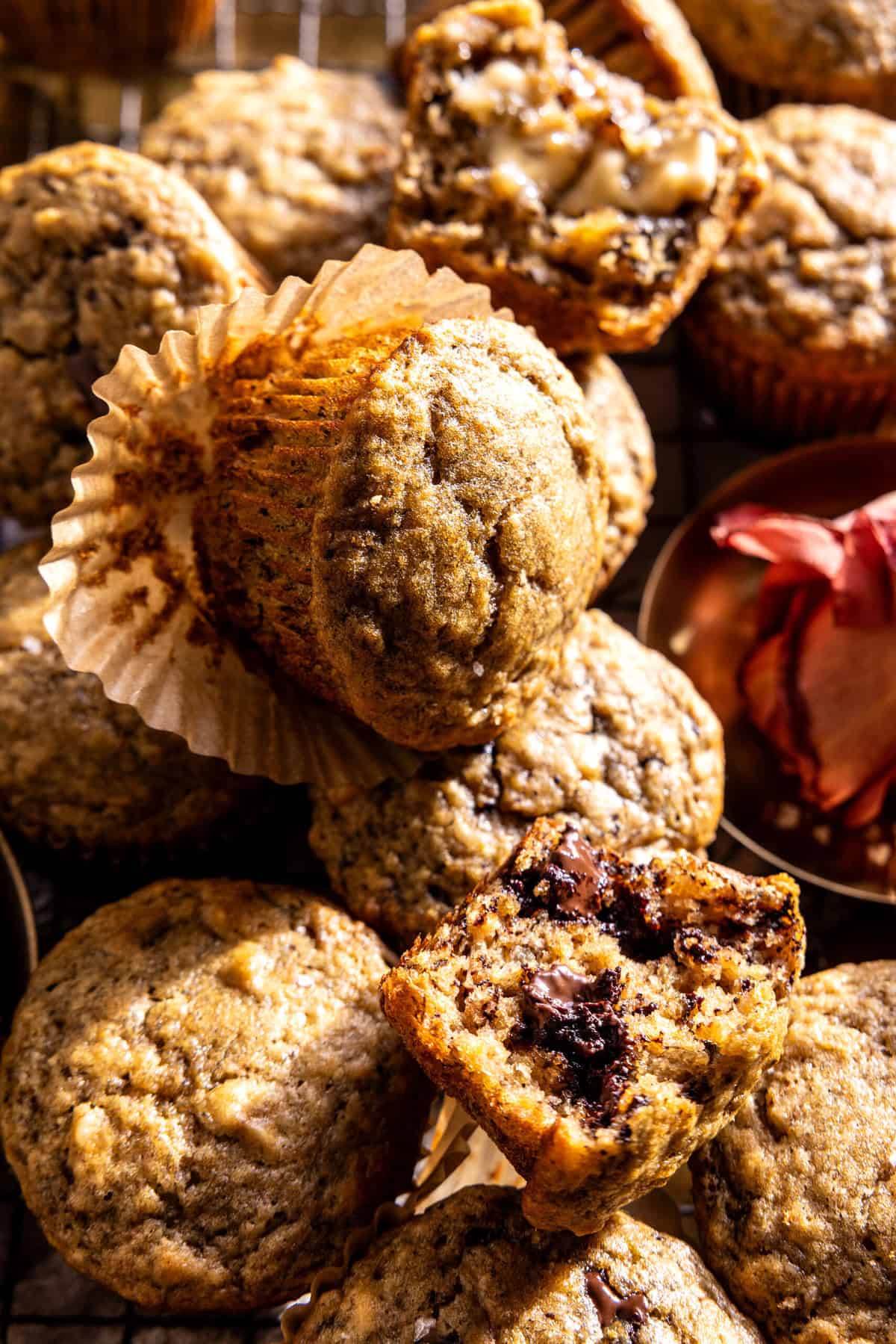 Maple Banana Nut Muffins | halfbakedharvest.com