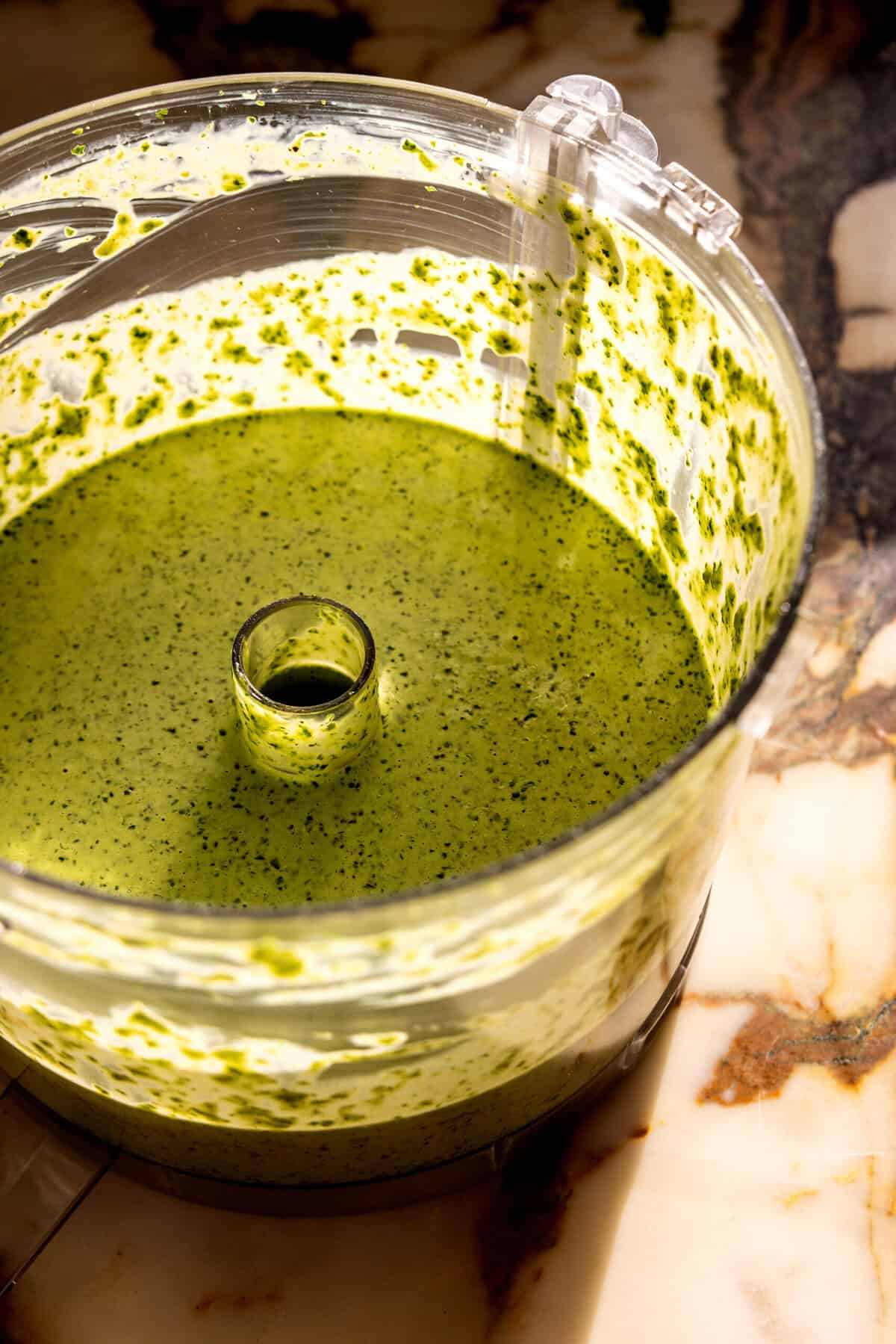 Peruvian Chicken with Creamy Green Sauce | halfbakedharveest.com