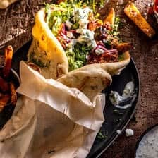 Sheet Pan Greek Chicken Pitas | halfbakedharvest.com