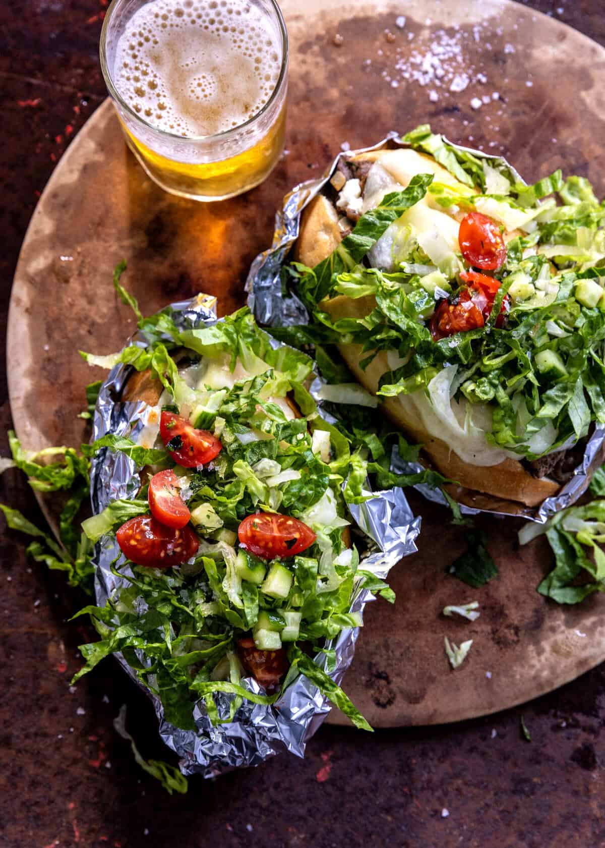 Greek Feta and Melty Gouda Cheesesteak | halfbakedharvest.com