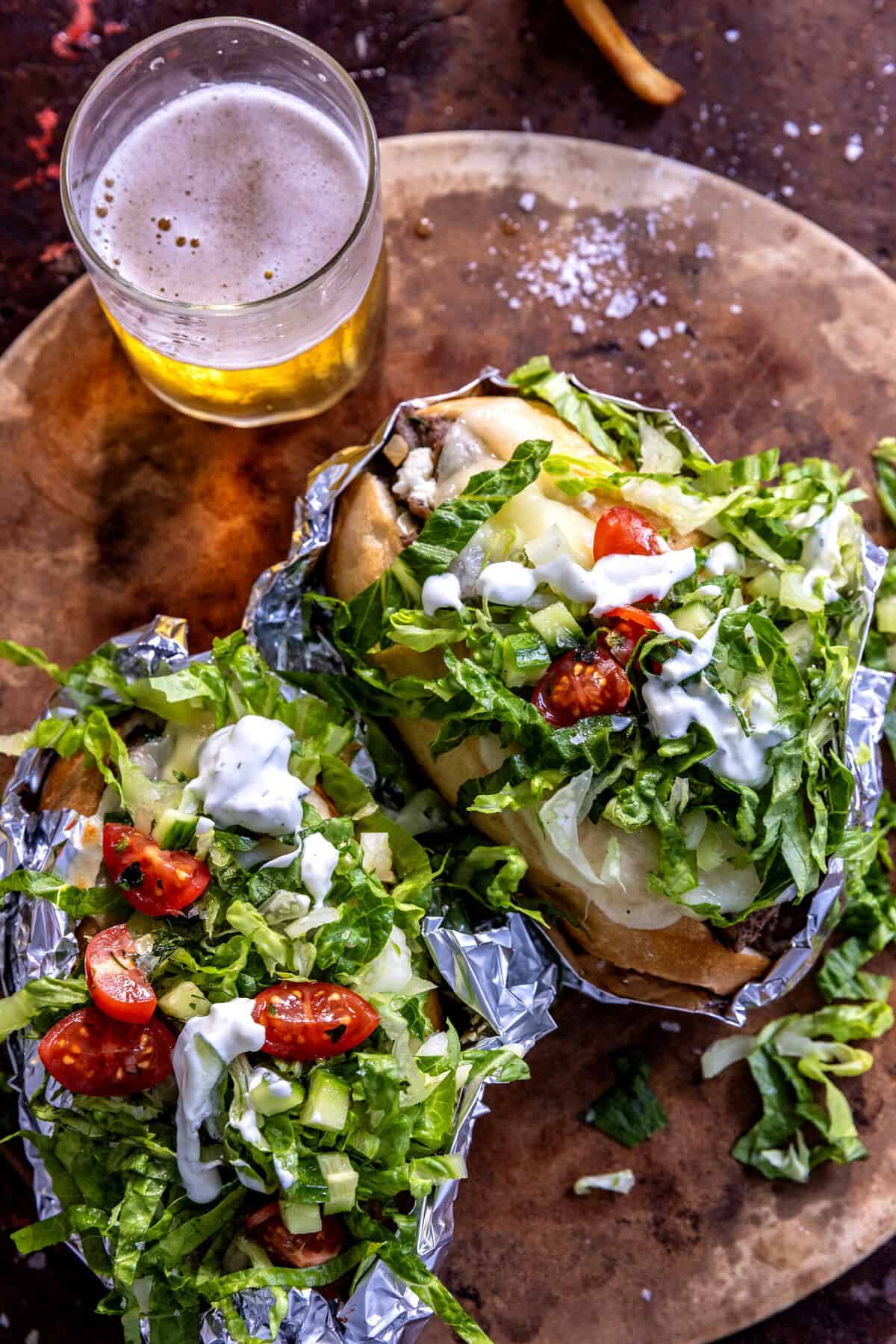 Greek Feta and Melty Gouda Cheesesteak | halfbakedharvest.com