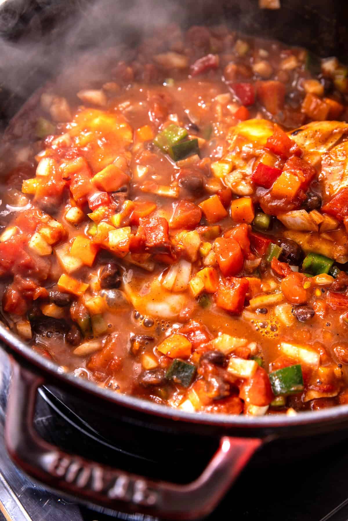 Healthy Cheddar Chicken Chili | halfbakedharvest.com