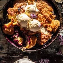 Blueberry Vanilla Bean Cobbler | halfbakedharvest.com