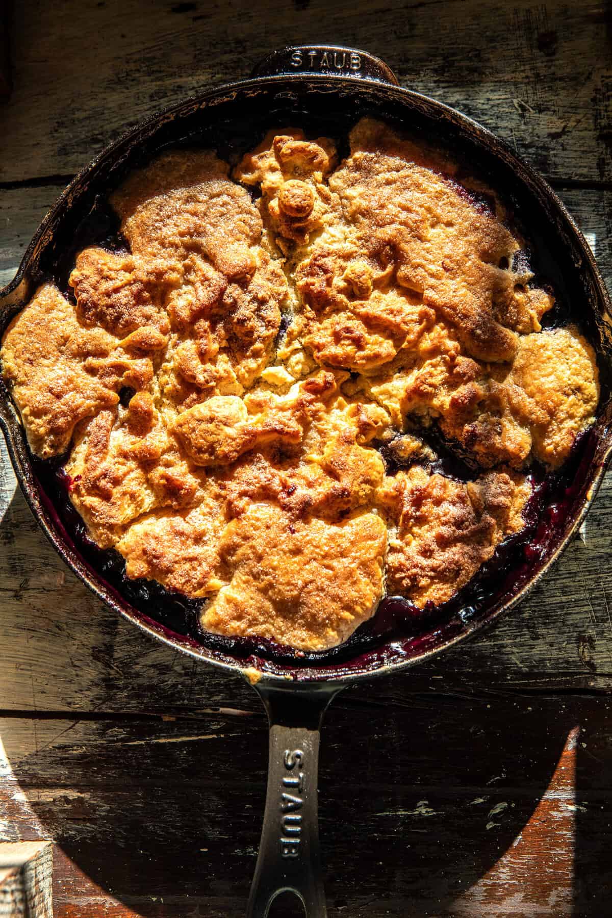 Blueberry Vanilla Bean Cobbler | halfbakedharvest.com