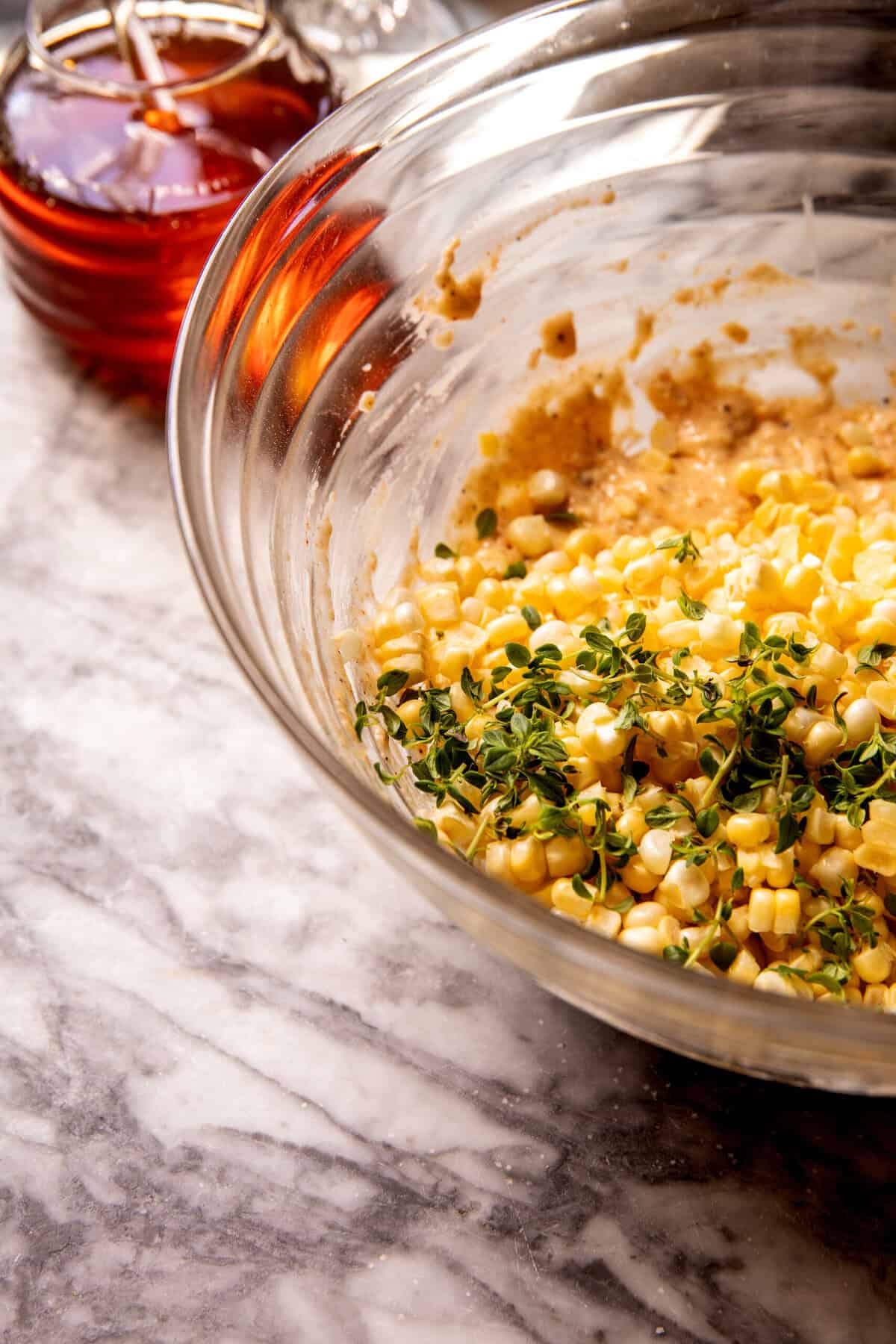 Easy Corn Fritter Muffins with Hot Honey | halfbakedharvest.com