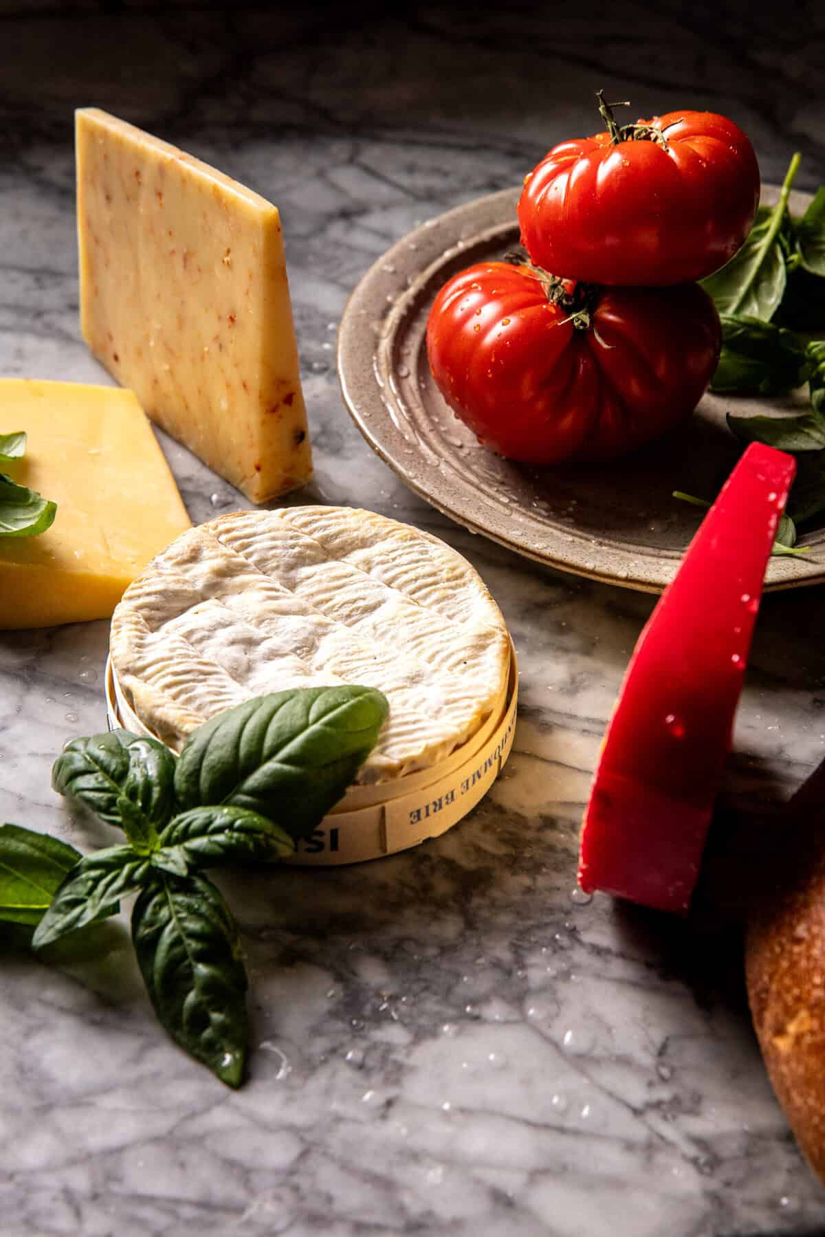 Everything Cheddar, Tomato, and Brie Grilled Cheese | halfbakedharvest.com