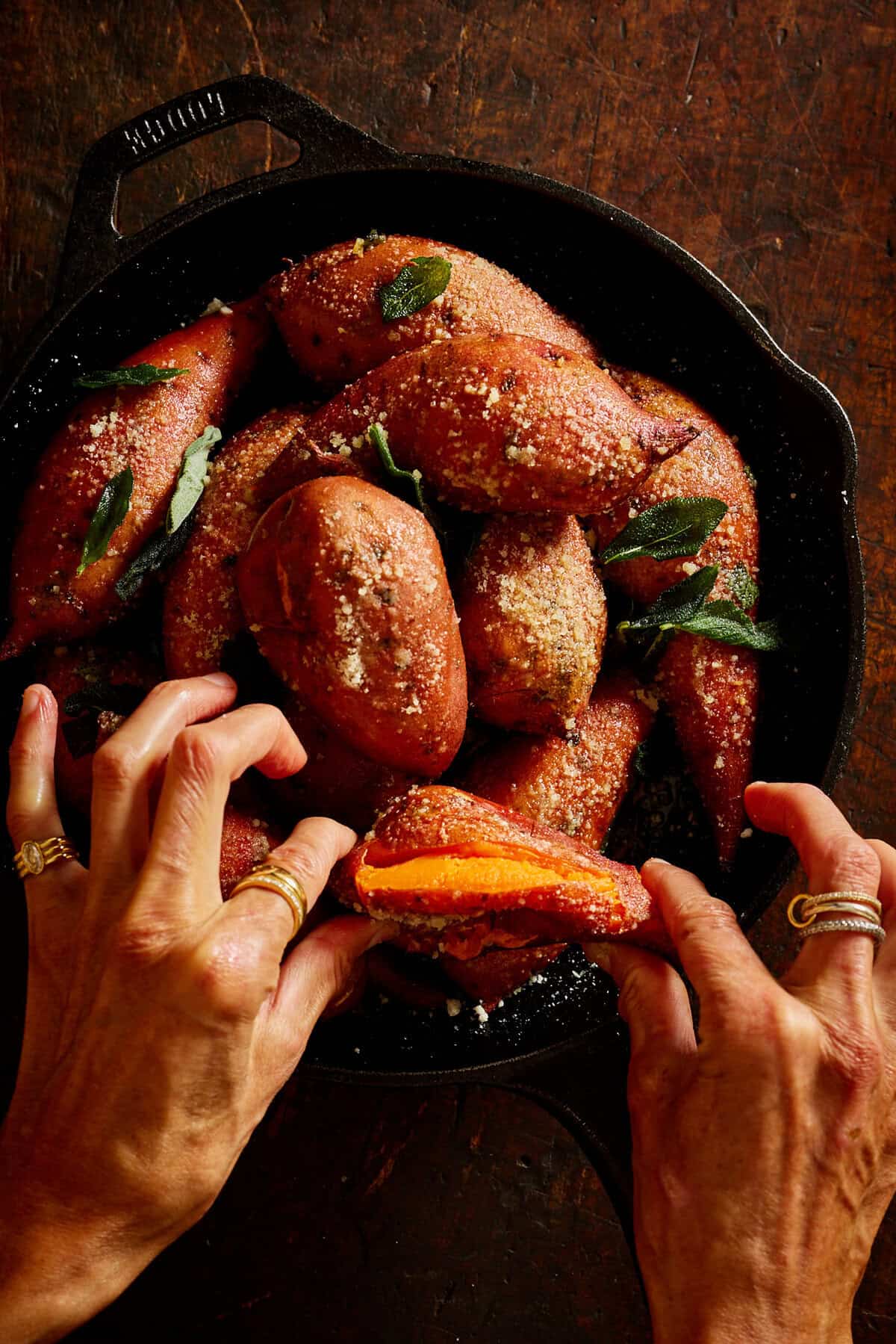 Parmesan Sweet Potatoes | halfbakedharvest.com